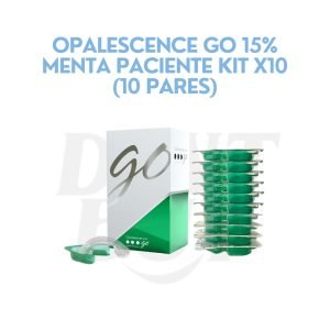 OPALESCENCE GO 15% MENTA PACIENTE KIT X10 (10 PARES)