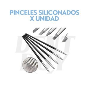 PINCELES SILICONADOS X UNIDAD