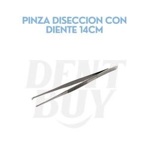 PINZA DISECCION CON DIENTE 14CM