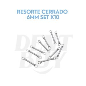 RESORTE CERRADO 6MM SET X10